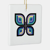 Petal Prism Butterfly Keramisch Ornament (Rechts)