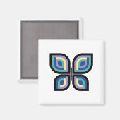 Petal Prism Butterfly Magneet (Voorkant / Achterkant)
