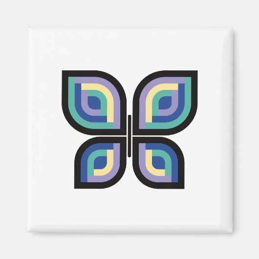 Petal Prism Butterfly Magneet (Voorkant)