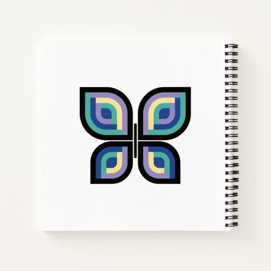 Petal Prism Butterfly Notitieboek (Achterkant)