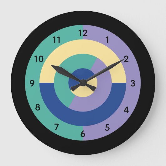 Petal Prism (Circular) Grote Klok (Voorkant)