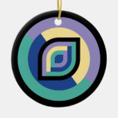 Petal Prism (Focus) Keramisch Ornament (Voorkant)