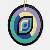 Petal Prism (Focus) Keramisch Ornament (Links)