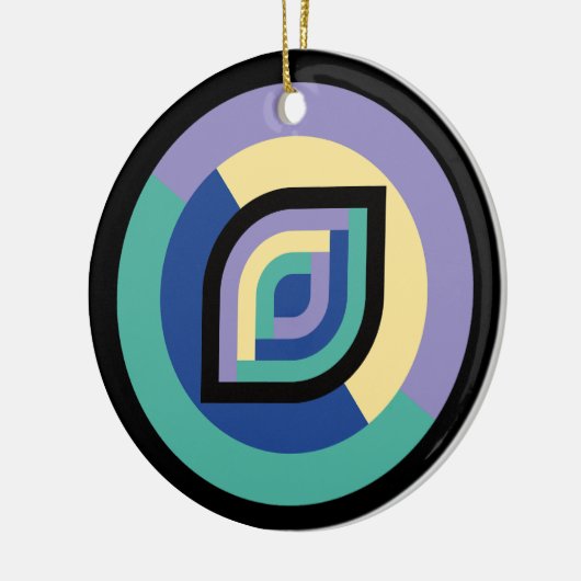 Petal Prism (Focus) Keramisch Ornament (Links)