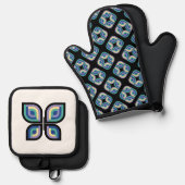 Petal Prism (Fusion) Ovenwant & Pannenlap Set (Voorkant / Achterkant)