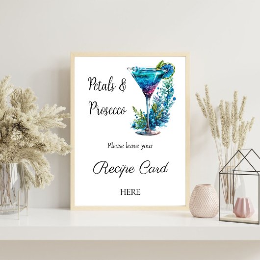 Petal Prosecco Floral Vrijgezellenfeest Recipe Req Poster