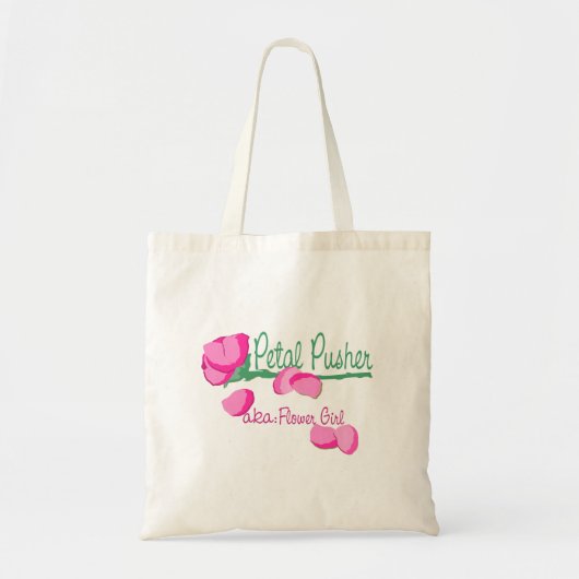 Petal Pusher/Flowergirl Tote Bag (Voorkant)