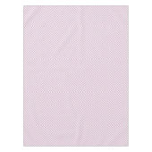 Petal roze en witte gingham gecontroleerd tafelkleed (Voorkant)