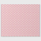 Petal Scallop in Pink and Orange Cadeaupapier (Vlak)