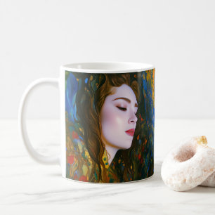 "Petal Serenity" - Vrouwen in Water Koffiemok