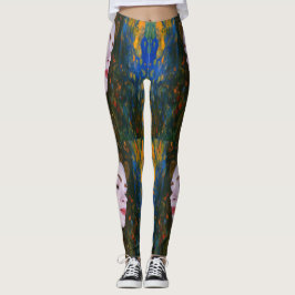 "Petal Serenity" - Vrouwen in Water Leggings