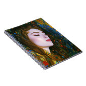 "Petal Serenity" - Vrouwen in Water Notitieboek (Rechterzijde)