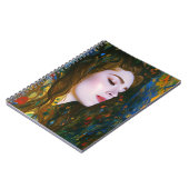 "Petal Serenity" - Vrouwen in Water Notitieboek (Linkerzijde)
