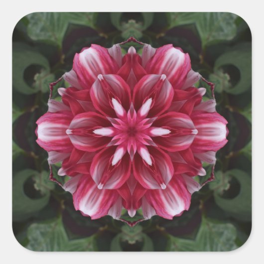 Petal Symphony Vierkante Sticker (Voorkant)