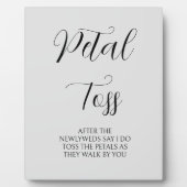 Petal Toss-teken Fotoplaat (Voorkant)