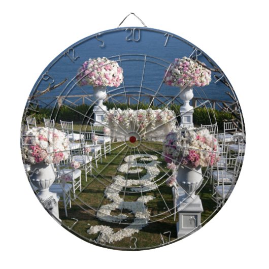 Petal-Wedding-Aisle-Runners-20 Dartbord (Voorkant)