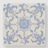 Petal Whimsy Stenen Onderzetter (Voorkant)