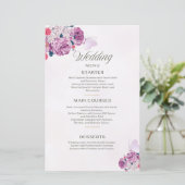 Petal Whispers Wedding Menu (Staand voorkant)