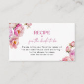 Petalen en prosecco felroze recept informatiekaartje (Voorkant)