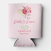 Petalen en Prosecco Garden Bridal Blikjeskoeler (Voorkant)