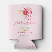 Petalen en Prosecco Garden Bridal Blikjeskoeler (Achterkant)