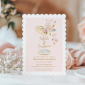 Petalen en Prosecco Garden Bridal Kaart