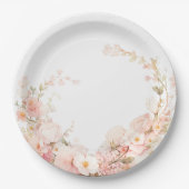 Petalen en Prosecco Papieren Bordje (Voorkant)