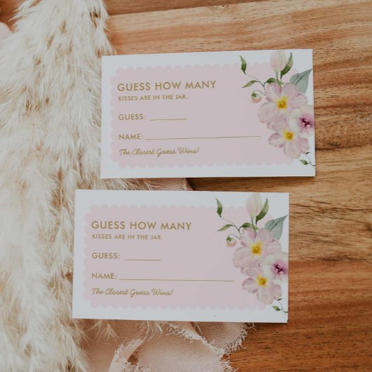 Petalen en Prosecco raden hoeveel Kaart