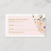 Petalen en Prosecco raden hoeveel Kaart (Voorkant)