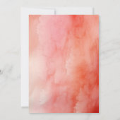 Petalen en Prosecco Rood Roze Bloemen Vrijgezellen Kaart (Achterkant)