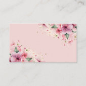 Petalen en Prosecco Roze Bloemen Recept Informatiekaartje (Achterkant)