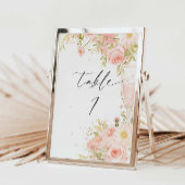 Petalen en Prosecco tafelnummer