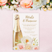 Petalen en Prosecco Tuin Bloemen Vrijgezellenfeest Kaart