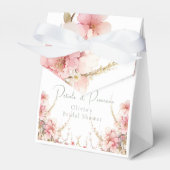 Petalen en Prosecco Vrijgezellenfeest Bedankdoosjes (Voorkant Zijde)