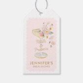 Petalen en Prosecco Vrijgezellenfeest Favor Cadeaulabel (Voorkant)