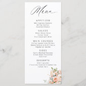 Petalen en Prosecco Vrijgezellenfeest Menu (Voorkant)