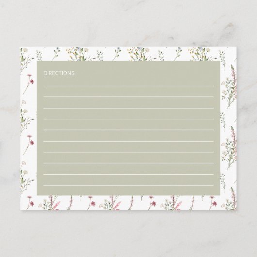 Petalen en Prosecco Vrijgezellenfeest Recept Kaart (Achterkant)