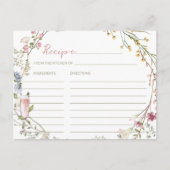 Petalen en Prosecco Vrijgezellenfeest Recept Kaart (Voorkant)