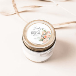 Petalen en Prosecco Vrijgezellenfeest Ronde Sticker