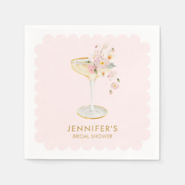 Petalen en Prosecco Vrijgezellenfeest Servet