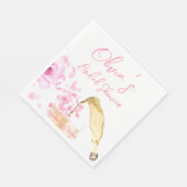 Petalen en Prosecco Vrijgezellenfeesten servetten (Hoek)