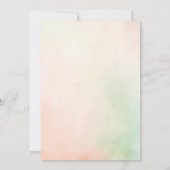 Petalen en Prosecco Wildflower Vrijgezellenfeest Kaart (Achterkant)