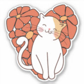 Petalen en Spint Waterdicht Sticker (Voorkant)