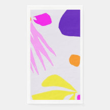 Petalen in het luchtservetpapier