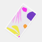 Petalen in het luchtservetpapier servet (Hoek)