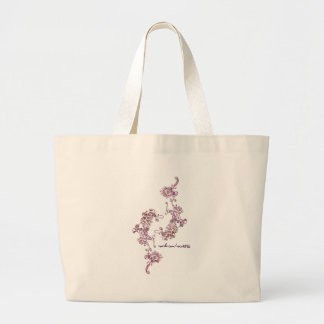 Petalen in het voorjaar (dubbel) grote tote bag
