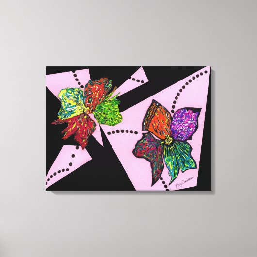 Petalen in Motion Canvas Print (Voorkant)