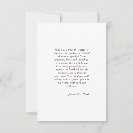 Petalen & Prosecco | Vrijgezellenfeest bedankpas Bedankkaart (Achterkant)