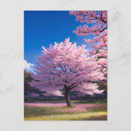 Petalen uit de lente briefkaart