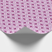 Petaline Inpakpapierrol (Violet Keepsake) Cadeaupapier (Hoek)